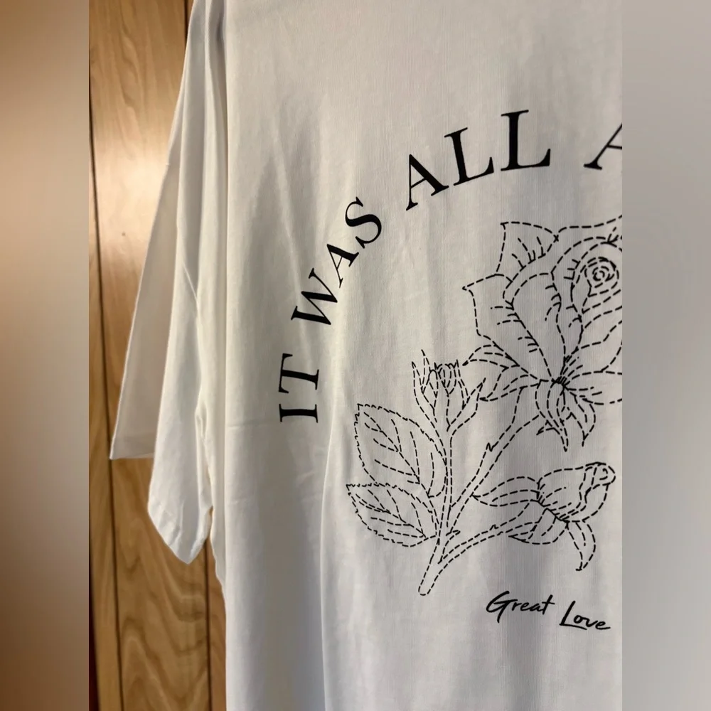 White “It Was All a Dream” Graphic Tee - Picture 2 of 7